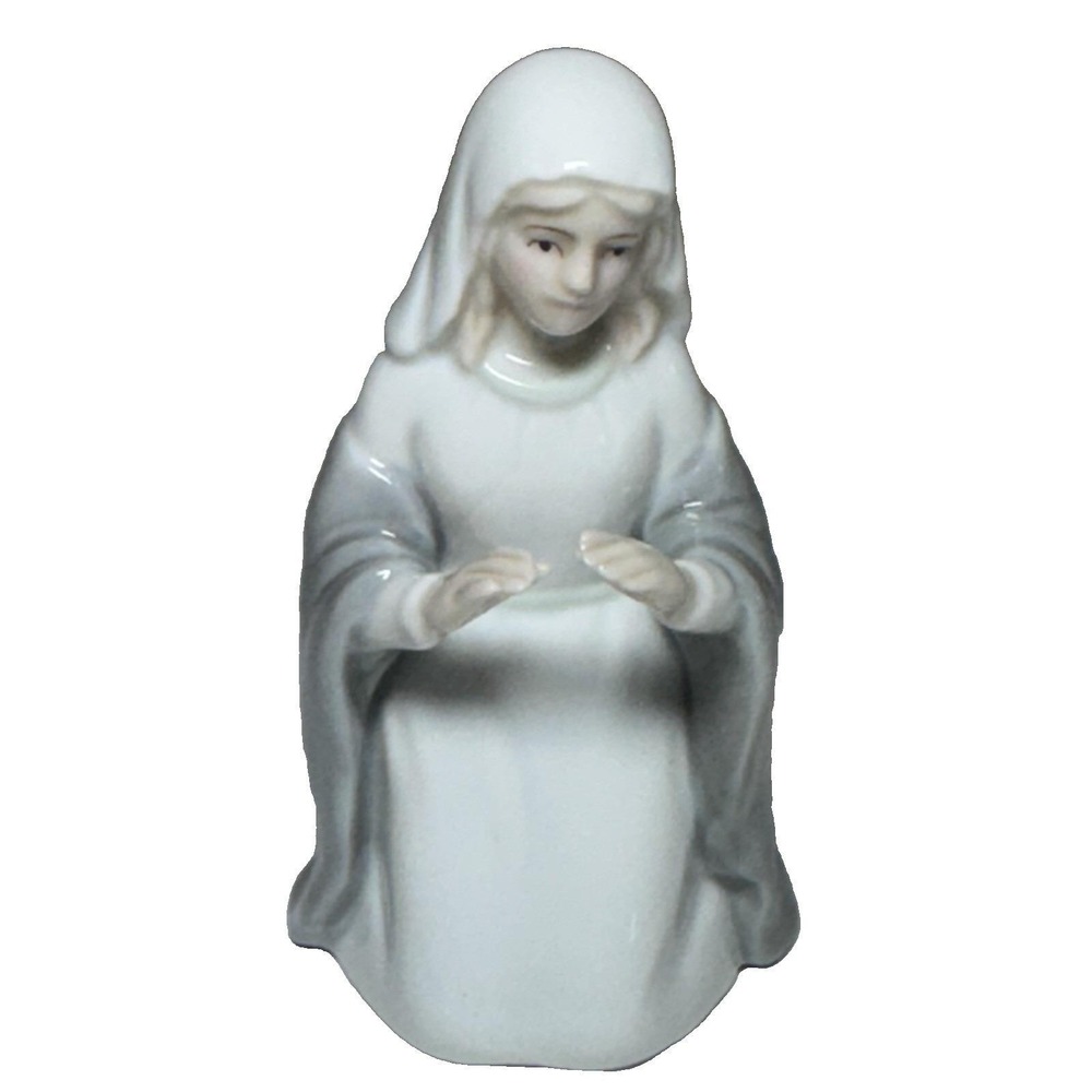 Vintage 1986 Enesco Porcelain Nativity Set Piece Mary Only. EUC